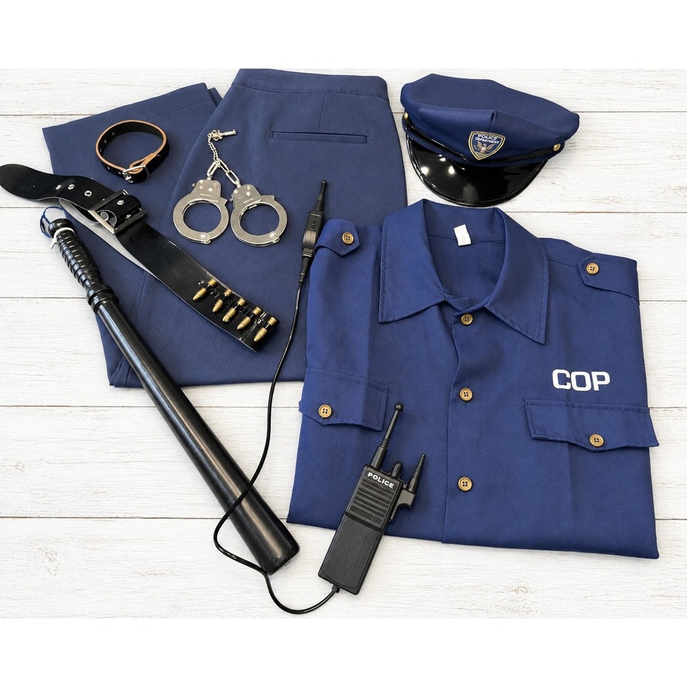 Costumes USA Plus Size Police Officer Cop Uniform Accessories Halloween OSFM
